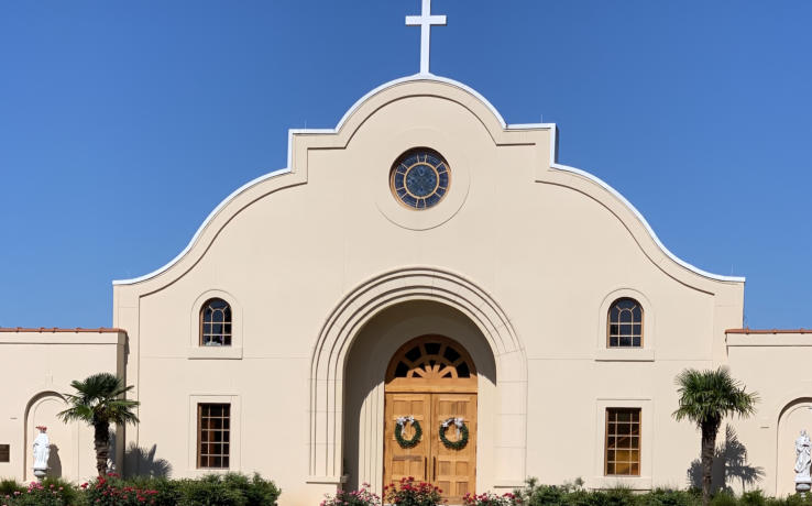 Meadows Painting painted Holy Name of Jesus Catholic Church in Semmes, AL.