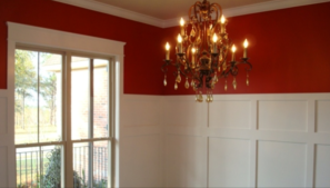 Residential interior painting project completed in Mobile Alabama by Meadows Painting.