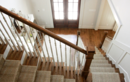 Residential interior painting project completed in Mobile Alabama by Meadows Painting.