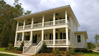 Residential painting project completed in Theodore, Alabama by Meadows Painting.