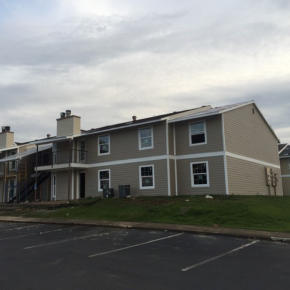 Exterior painting project completed in Mobile, Alabama by Meadows Painting.