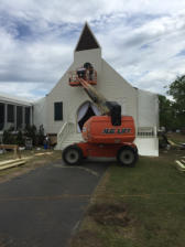 Exterior painting project completed in Mobile, Alabama by Meadows Painting.